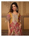 Dori By Sayuri Viscose Position Jacquard Silk Kaftan Top With Bottom